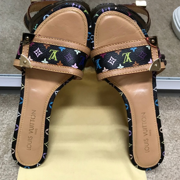 louis vuitton multicolor sandals